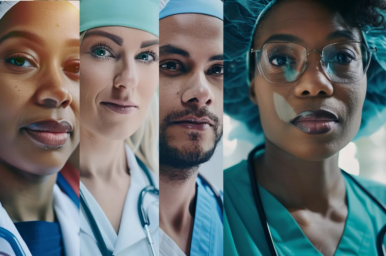 Clinical team portraits representing different study roles